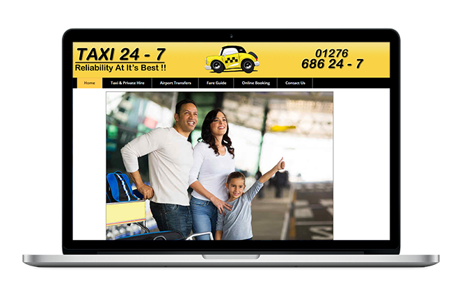 taxi website design uk