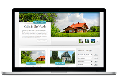 Real Estate Agent Website Design